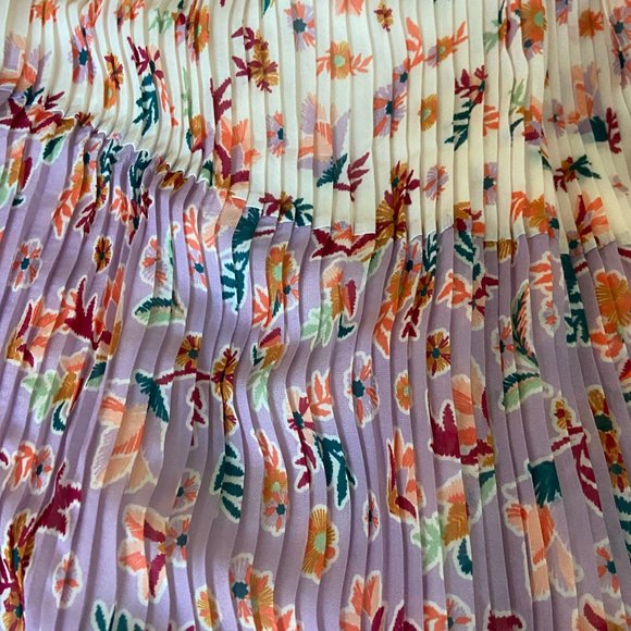 Maeve - PLEATED FLORAL MIDI SKIRT - Picture 4 of 4